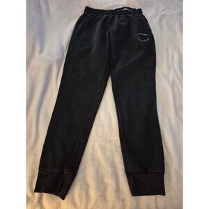 Champion Black Joggers Sweatpants With Logo Elastic Waist L